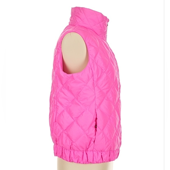 Polo Ralph Lauren Bubblegum Pink Down Quilted Puffer Vest Medium - Picture 3 of 6